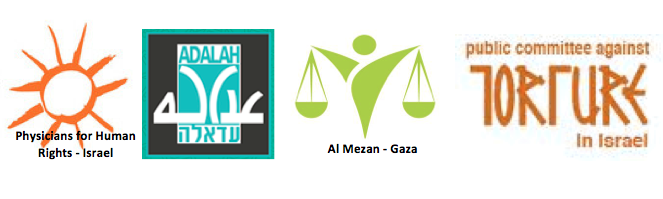 NGO Coalition Logos - PHR - Adalah - Al-Mezan - PCATI